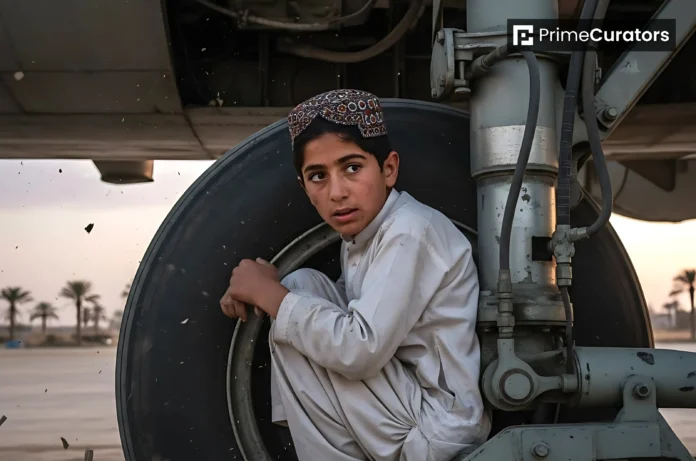 A 13 Year Old Boy From Afghanistan Reached Delhi Airport in India By Hiding In a Plane's Landing Gear