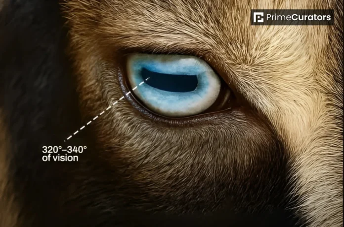 Goats Have Rectangular Pupils That Give Them Panoramic Vision to Spot Predators and Survive