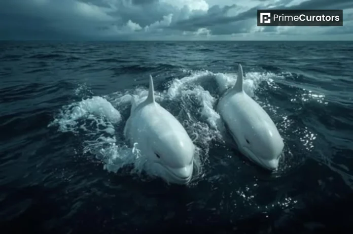 Two Rare Ghost White Orcas Stun Tourists Off the Coast of Japan