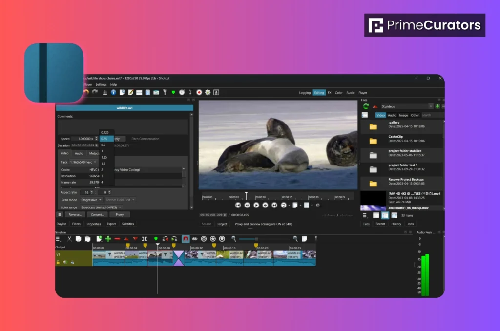 Best Video Editors - Shotcut